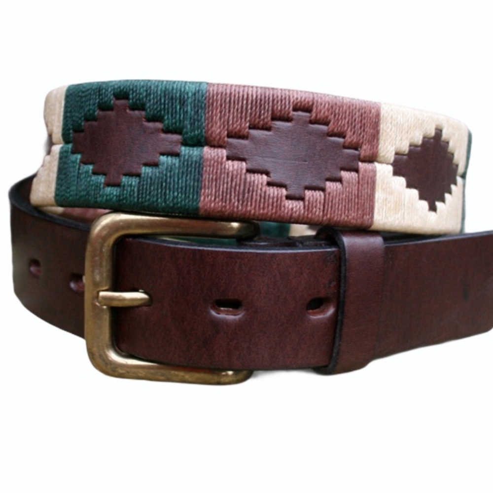 TATÚ Size 32 brown Leather Silver Buckle Belt